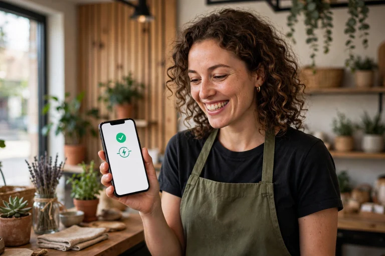 Instant Payments Are Coming for Paid Newsletters: What Changes for Subscription Businesses Fast digital payment concept with a smartphone completing an instant money transfer